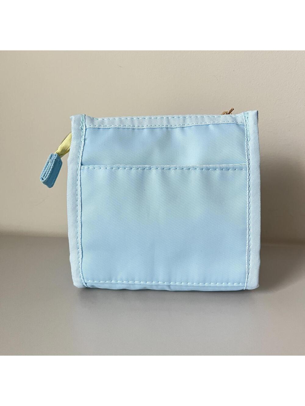Peanuts Character Snoopy Square Nylon Pouch New - Picture 2 of 3